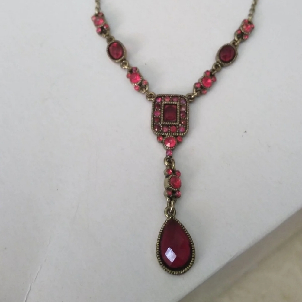 Vintage Avon Red Necklace